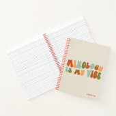 Groovy Retro Mixology is mijn vibe, een mixoloog Notitieboek (Binnen)