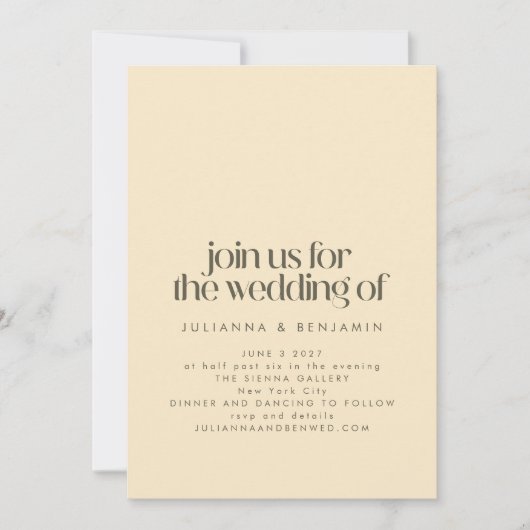 Groovy Retro Mod 70's Aesthetische Olijven Groene Kaart (Voorkant)