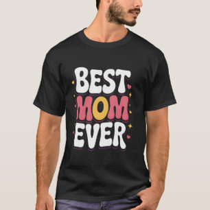 Groovy Retro Moederdag 2025 u2013 Beste Moeder T-shirt