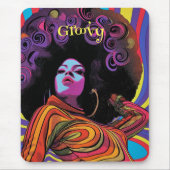 Groovy Retro Muismat (Voorkant)