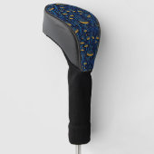 Groovy Retro Mushroom Golfheadcover (Schuin)