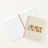 Groovy Retro Nursing is mijn vibe, verpleegkundige Notitieboek (Binnen)