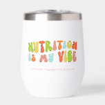 Groovy Retro Nutrition is mijn vibe, voedingsdesku<br><div class="desc">Schenk deze 'Nutrition Is My Vibe' tuimelaar aan de voedingsdeskundige in je leven.</div>