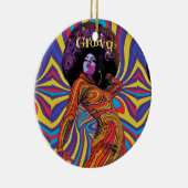 Groovy Retro Ornament (Rechts)