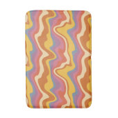 Groovy Retro Patroon Badmat (Voorkant Verticaal)