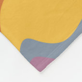 Groovy Retro Patroon Fleece Deken (Hoek)