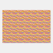 Groovy Retro Patroon Inpakpapier Vel (Voorkant)