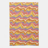 Groovy Retro Patroon Theedoek (Verticaal)