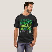 Groovy Retro Peds Nurse St Patrick s Day Pediatric T-shirt (Voorkant volledig)
