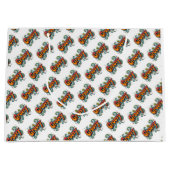 Groovy Retro Psychedelic 70s Funky Hippie Art Groot Cadeauzakje (Voorkant)