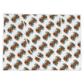 Groovy Retro Psychedelic 70s Funky Hippie Art Groot Cadeauzakje (Achterkant)