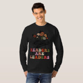 Groovy Retro Readers Are Leaders Book T-shirt (Voorkant volledig)