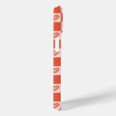 Groovy Retro Romantische Liefde Hart Rode Schaakbo Case-Mate iPhone Case (Achterkant / Rechts)