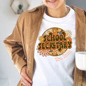Groovy Retro School Secretaris  Tshirt