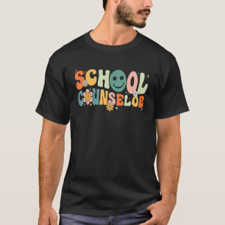 Groovy Retro  schooladviseur achteraan T-shirt