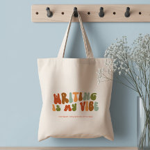 Groovy Retro Schrijven is Mijn Vibe, Schrijver, Au