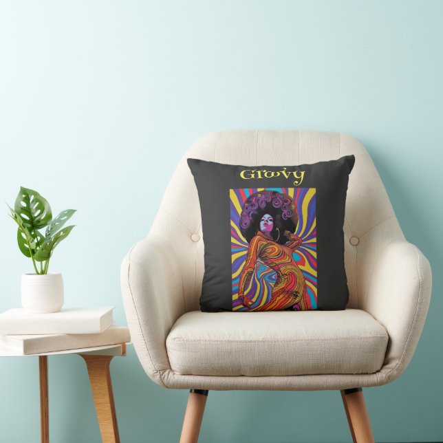 Groovy Retro Sierkussen (Stoel)