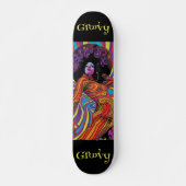 Groovy Retro Skateboard (Voorkant)