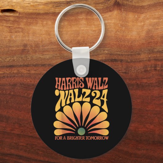 Groovy Retro Sleutelhanger (Voorkant)