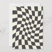 Groovy Retro Spooky Vibes Halloween Verjaardag Kaart (Achterkant)