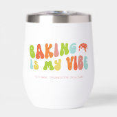 Groovy Retro stijl bakken is mijn vibe, bakker (Voorkant)