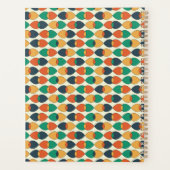 Groovy Retro Stijl Kleurrijk Planner (Achterkant)