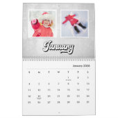 Groovy Retro Stijltekst, bewerkbare aangepaste fot Kalender (Jan 2026)