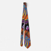 Groovy Retro stropdas (Achterkant)