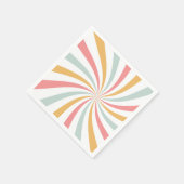 Groovy Retro Swirl Servet (Hoek)