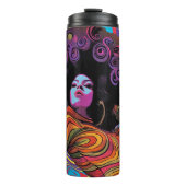 Groovy Retro Thermal Tumbler Thermosbeker (Voorkant)