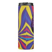 Groovy Retro Thermal Tumbler Thermosbeker (Achterkant)