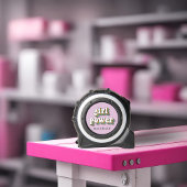 Groovy Retro Trendy Rainbow Girl Power Rolmaat