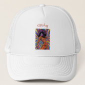 Groovy Retro Trucker Hat Trucker Pet (Voorkant)