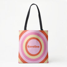 Groovy Retro Vintage Jaren Zeventig Gelaagde Cirke