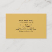 Groovy Retro vlechten Visitekaartje (Achterkant)