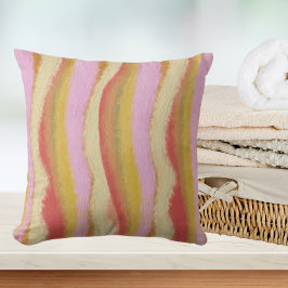 Groovy Retro Wavy Pattern Kussen