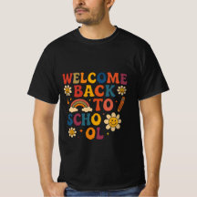 Groovy Retro "Welkom terug naar school" Ontwerp