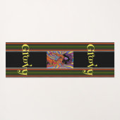 Groovy Retro Yoga Mat (Achterkant (horizontaal))