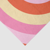 Groovy Retro  Zeventiger Cirkel Tissuepapier (Detail)