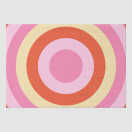 Groovy Retro  Zeventiger Cirkel Tissuepapier