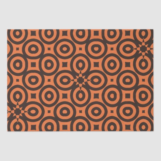 Groovy Rings van Retro Tissuepapier (Voorkant)