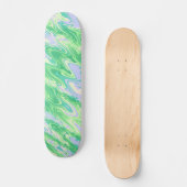 Groovy Ripples Persoonlijk Skateboard (Voorkant)