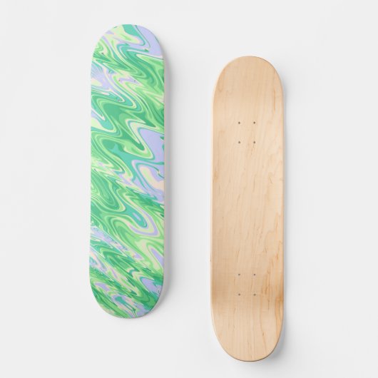 Groovy Ripples Persoonlijk Skateboard (Voorkant)