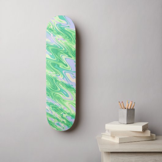 Groovy Ripples Persoonlijk Skateboard (Muurkunst)