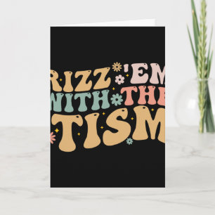 Groovy Rizz Em Met De Tism - Autisme Bewustzijn Kaart