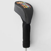 Groovy Rock De Test Motivatie Testdag Golfheadcover (Schuin)