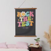 Groovy Rock over de Motivatie testdag Hangend Wandkleed (Slaapkamer)