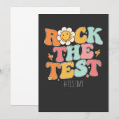 Groovy Rock over de Motivatie testdag Kaart (Voorkant / Achterkant)