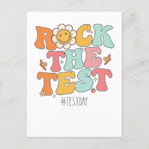 Groovy Rock over de Motivatie testdag Uitnodiging Briefkaart
