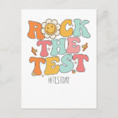 Groovy Rock over de Motivatie testdag Uitnodiging Briefkaart (Voorkant)